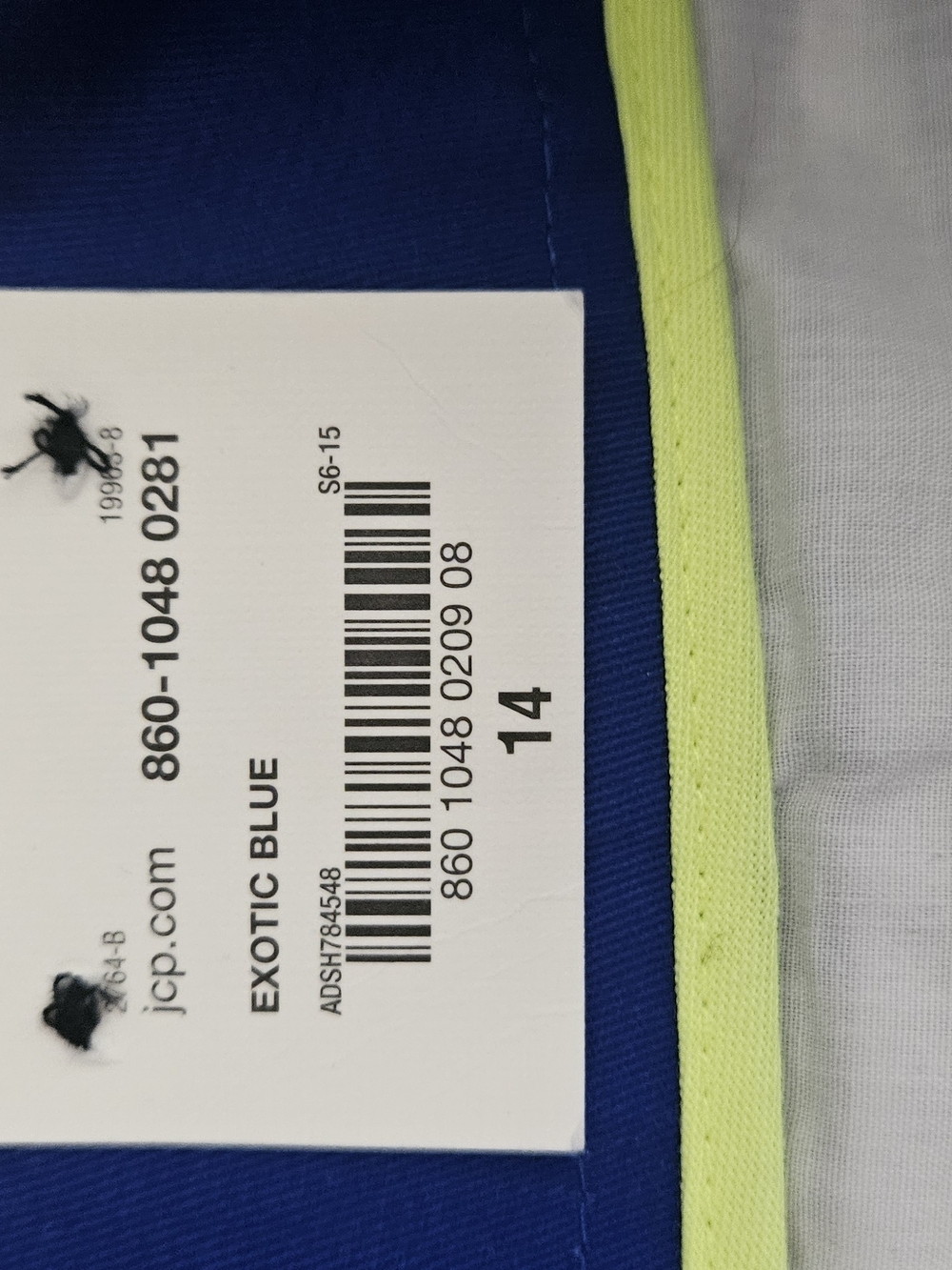 NWT STYLUS Exotic Blue Chino Shorts Size 14 - Picture 6 of 7